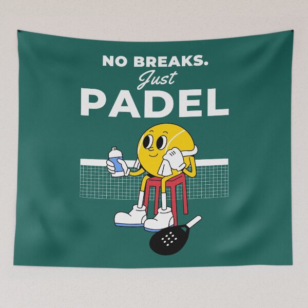 Item preview, No Breaks. Just Padel designed and sold by Anniko Art Studio.