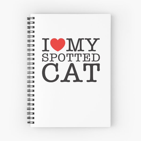Item preview, I Love My Spotted Cat designed and sold by shitpostee.