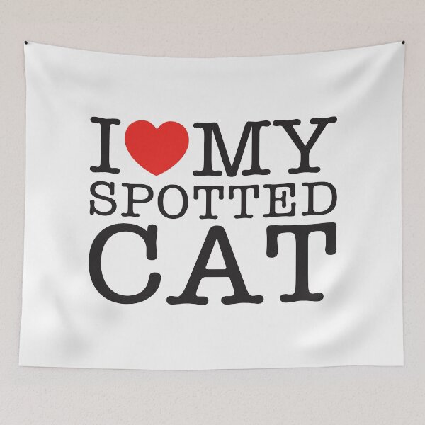 Item preview, I Love My Spotted Cat designed and sold by shitpostee.