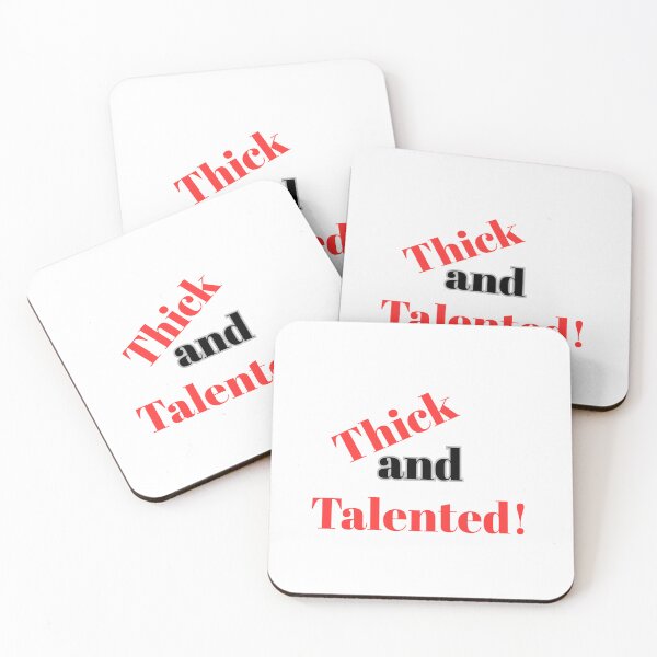 Item preview, "Thick and Talented" - Plus size humor for body positive women. designed and sold by BennDeLeon.