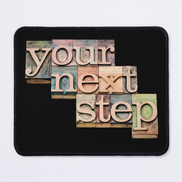 Item preview, Vintage Wood Type Your Next Step designed and sold by Khadigadesings.