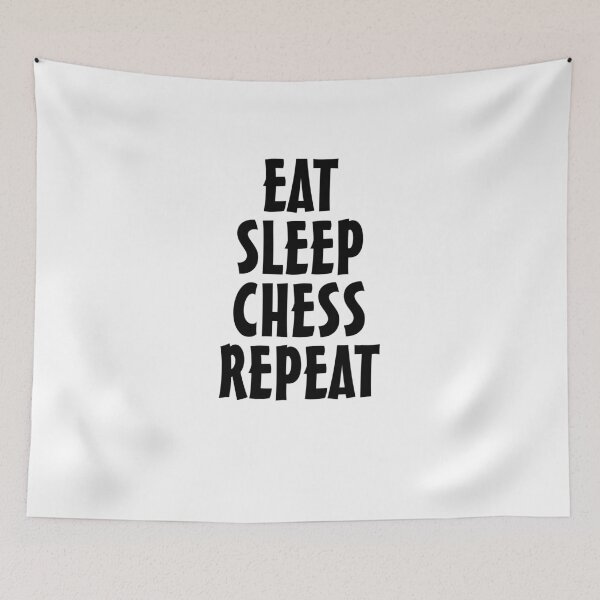 Item preview, Eat Sleep Chess Repeat V3 designed and sold by TeeTimeGuys.