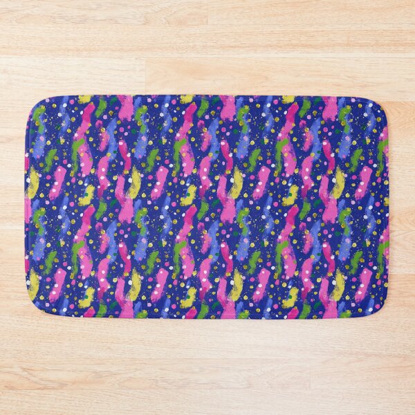 Item preview, Midnight Glitter Confetti Brushstroke Pattern designed and sold by bubblegoth.