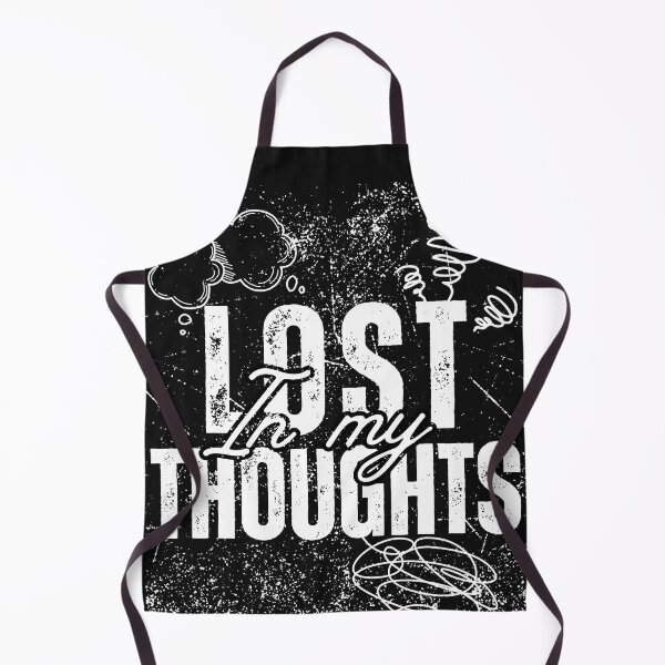 Item preview, Lost in My Thoughts – Grunge Typography Quote Design designed and sold by InnerOutDesigns.