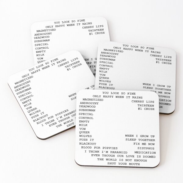 Item preview, Music Group: Garbage Song Titles designed and sold by DreamRai.