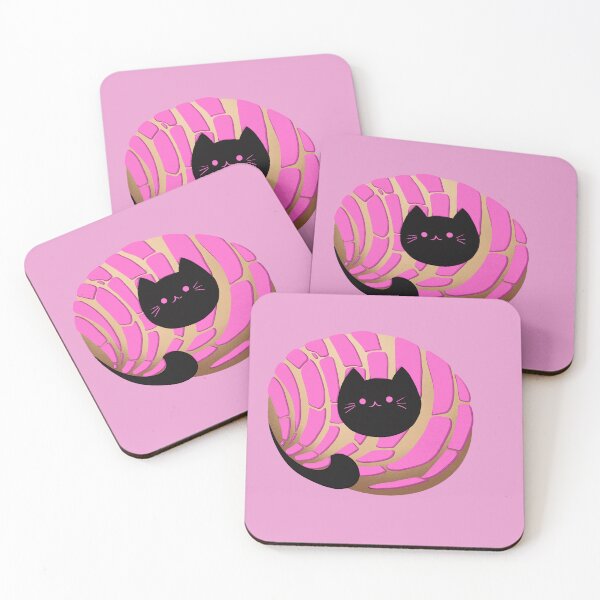 Item preview, Concha cat -strawberry  designed and sold by itzamna-night-.