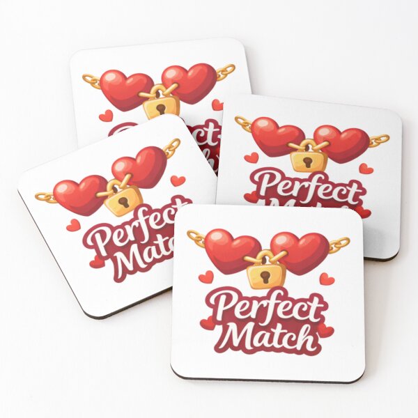 Item preview, Perfect Match Locked Hearts designed and sold by TrendlyStudio.