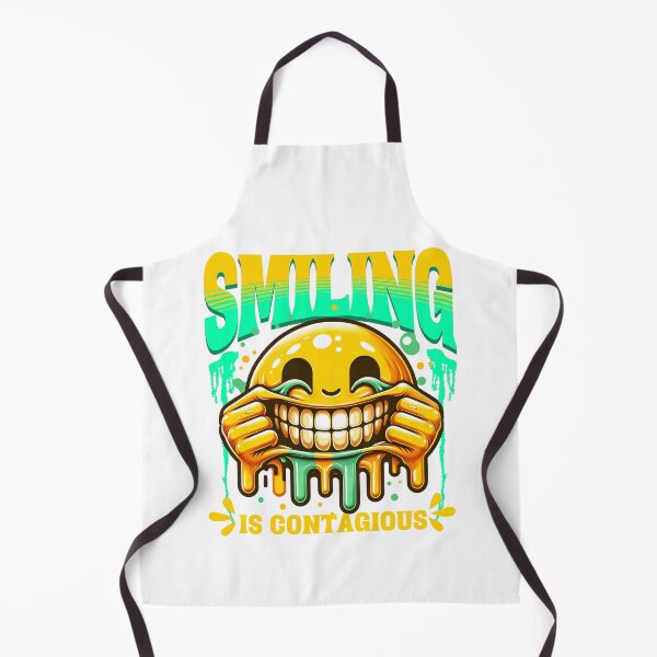 Item preview, Smiling Is Contagious – Positive Quote T-Shirt designed and sold by GeauxTeesNow.