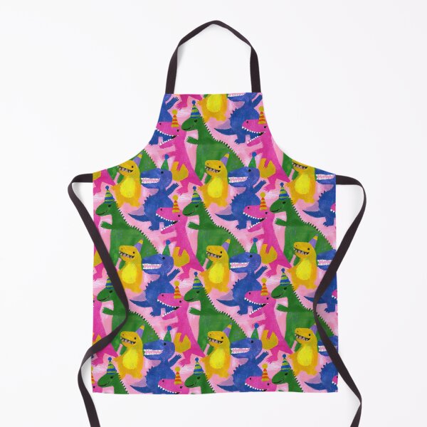 Item preview, Party Hat Dinosaurs Birthday Bash Pattern designed and sold by bubblegoth.