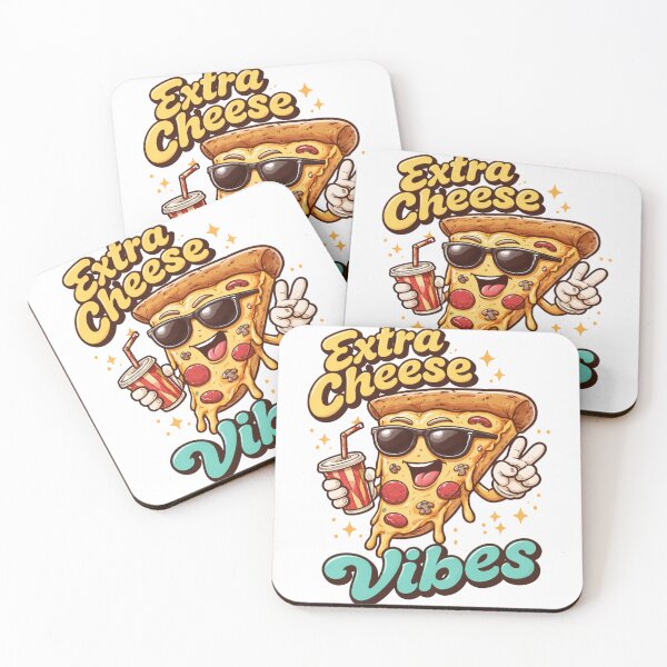 Item preview, Extra Cheese Vibes - Retro Pizza Slice Graphic Tee, Fun and Playful T-shirt designed and sold by Art Italiano.