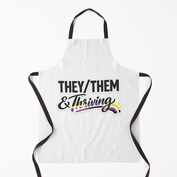 Item preview, "They/Them & Thriving: Non-Binary Pride Art" designed and sold by rainbowgremlin.