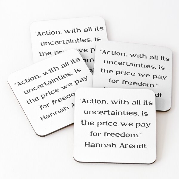 Item preview, Hannah Arendt Quotes designed and sold by 4ever-Undaunted.