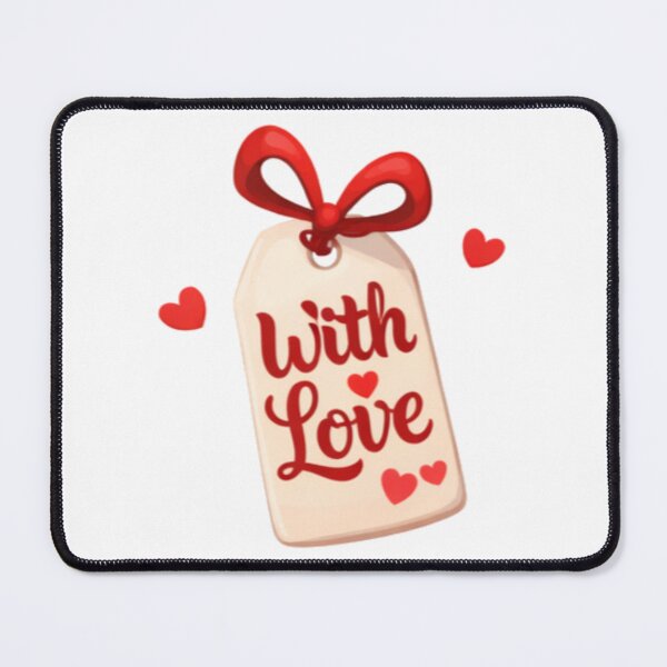 Item preview, With Love Valentine Message designed and sold by TrendlyStudio.
