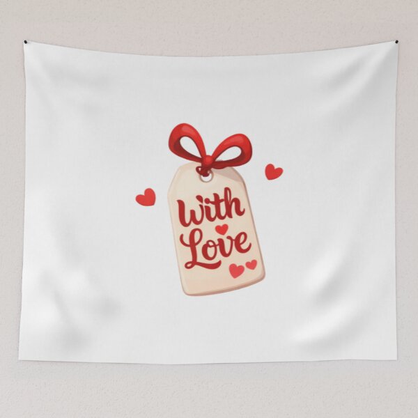 Item preview, With Love Valentine Message designed and sold by TrendlyStudio.