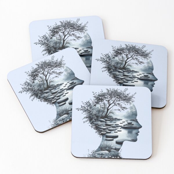 Item preview, Mind Landscape - Mental Health Nature Therapy Art Design designed and sold by Sinfulchicken.