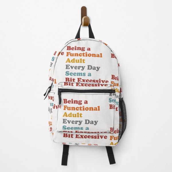 Item preview, Being a Functional Adult Every Day Seems a Bit Excessive Funny Quote designed and sold by Ali-printshop.