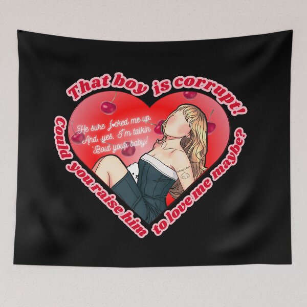 Item preview, That boy is corrupt! Nobodies Son Lyric Print designed and sold by Parasocialite.
