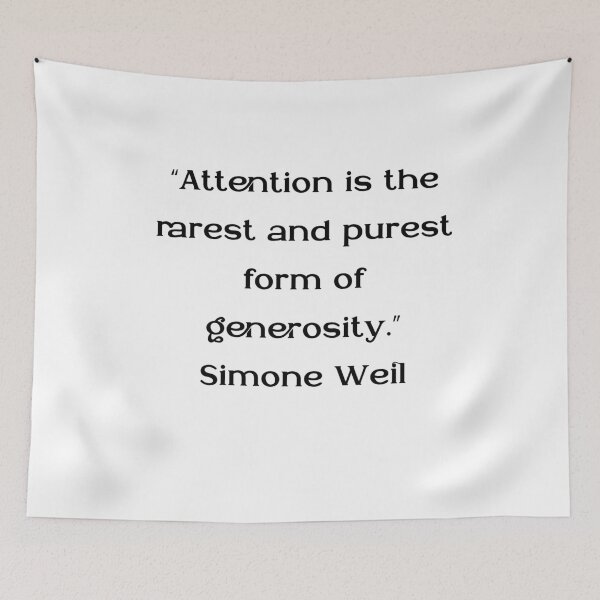 Item preview, Simone Weil Quotes designed and sold by 4ever-Undaunted.