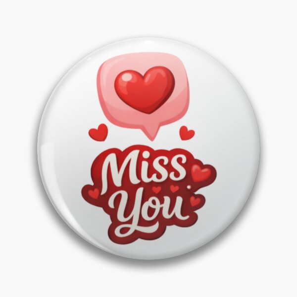 Item preview, Miss You Romantic Love Message designed and sold by TrendlyStudio.