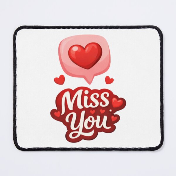 Item preview, Miss You Romantic Love Message designed and sold by TrendlyStudio.