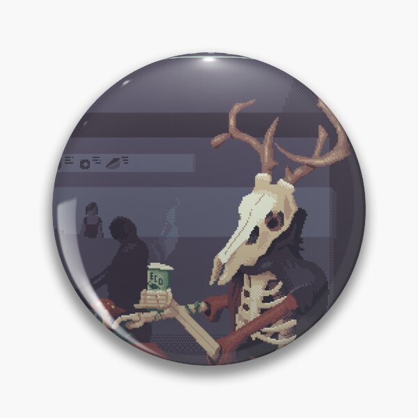 Item preview, Pixelart Leshy in cafe  designed and sold by PixelMilkyWay.