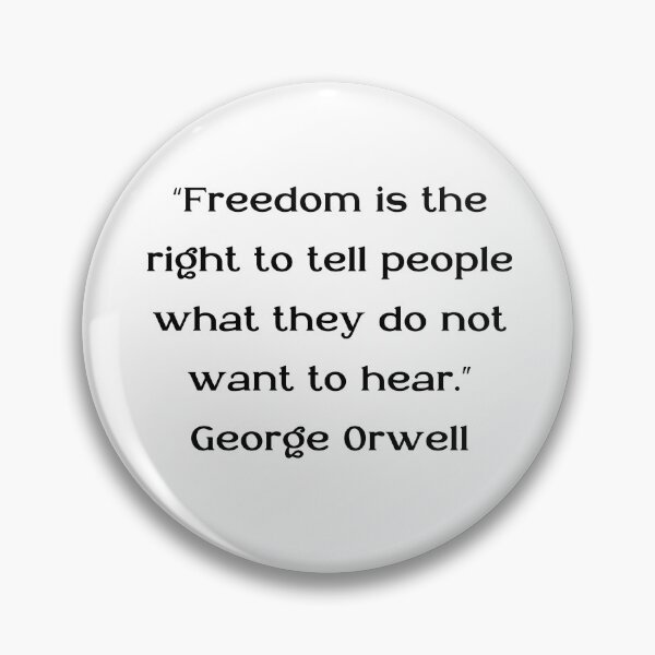 Item preview, George Orwell Quotes designed and sold by 4ever-Undaunted.