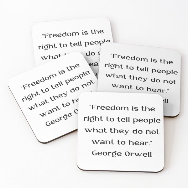 Item preview, George Orwell Quotes designed and sold by 4ever-Undaunted.