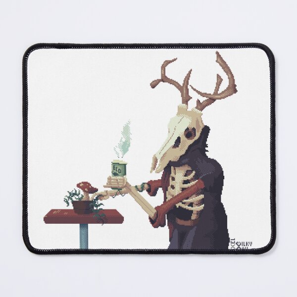 Item preview, Leshy in cafe - clear background  designed and sold by PixelMilkyWay.