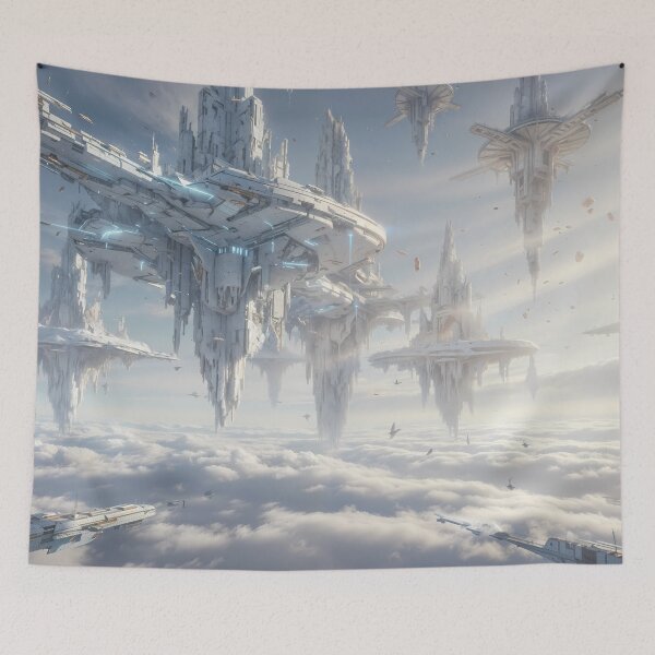 Item preview, Celestial Spire: Ethereal Cloud City Concept designed and sold by KYOFRAME.