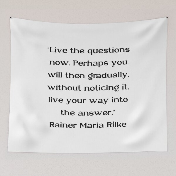 Item preview, Rainer Maria Rilke Quotes designed and sold by 4ever-Undaunted.