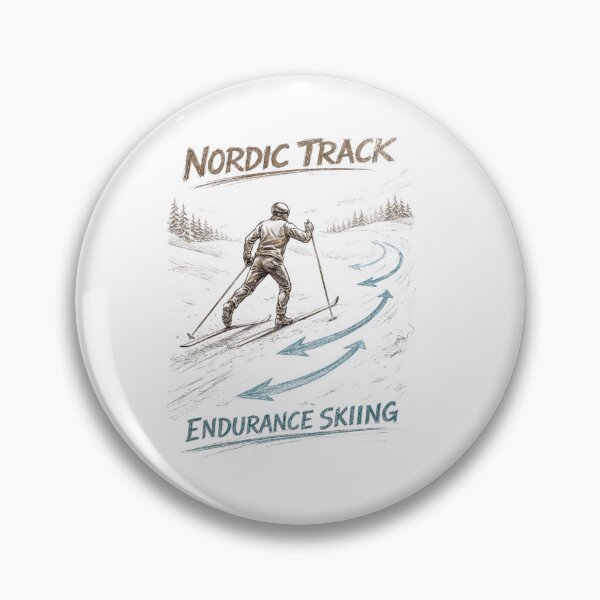 Item preview, Vintage Cross Country Skiing 2026 - Nordic Endurance Retro Winter Sports designed and sold by Tee Nook.