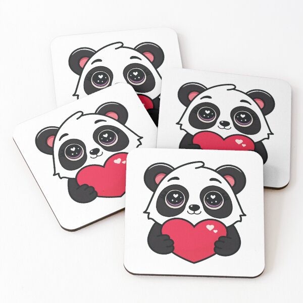 Item preview, Panda Holding Heart designed and sold by MarshallStickerX.