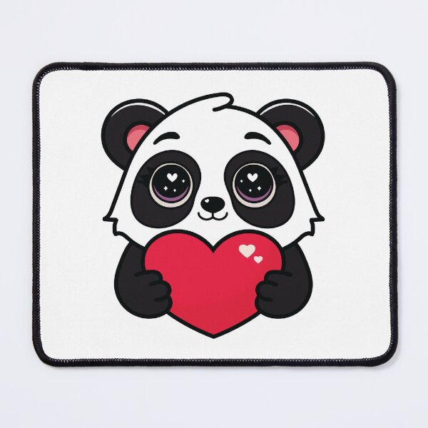 Item preview, Panda Holding Heart designed and sold by MarshallStickerX.