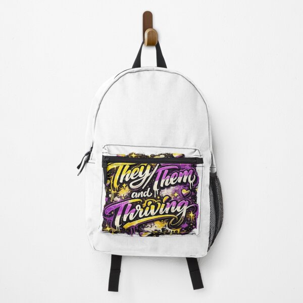 Item preview, Copy of  "They/Them & Thriving: Non-Binary Pride Art" designed and sold by rainbowgremlin.