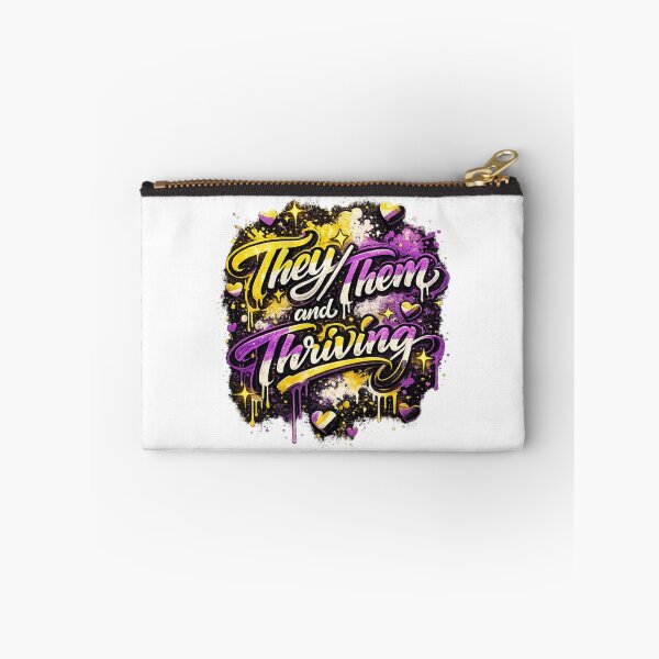 Item preview, Copy of  "They/Them & Thriving: Non-Binary Pride Art" designed and sold by rainbowgremlin.