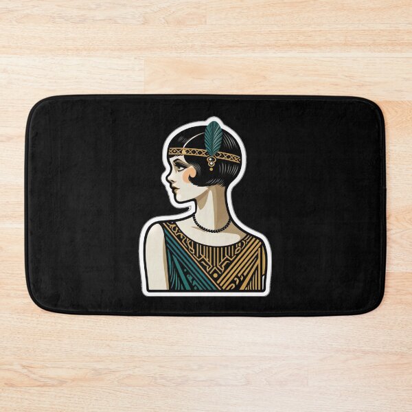 Item preview, Art Deco Flapper Pinup Roaring Twenties Glamour Print designed and sold by PinUpPizzazz.