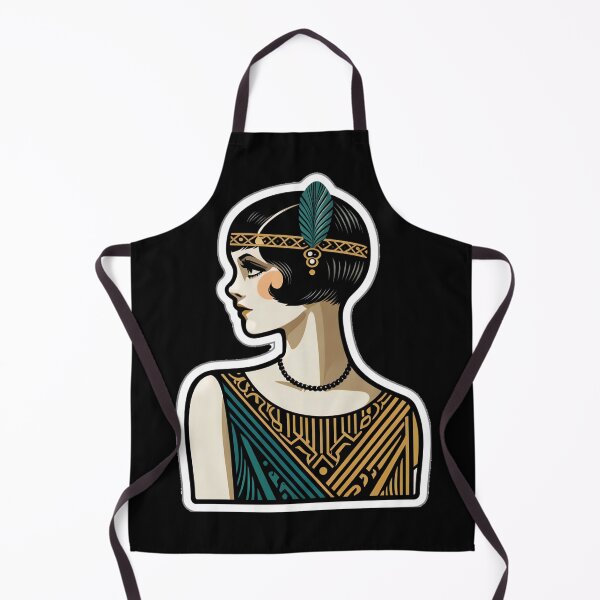 Item preview, Art Deco Flapper Pinup Roaring Twenties Glamour Print designed and sold by PinUpPizzazz.