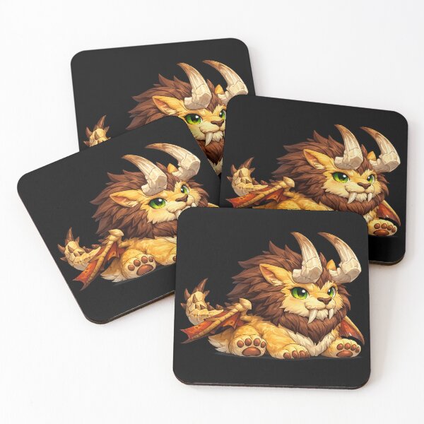 Item preview, Chubby Wyvern wind rider – Chonk Fantasy Lion Dragon designed and sold by DogLord.