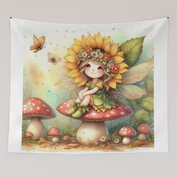 Item preview, Floral Girl designed and sold by Beyondnote-Art.
