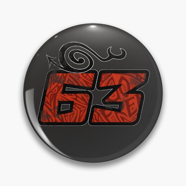 Item preview, 63 Tribal Racing Number | Vintage MotoGP Champion Design designed and sold by Fan Art Station .