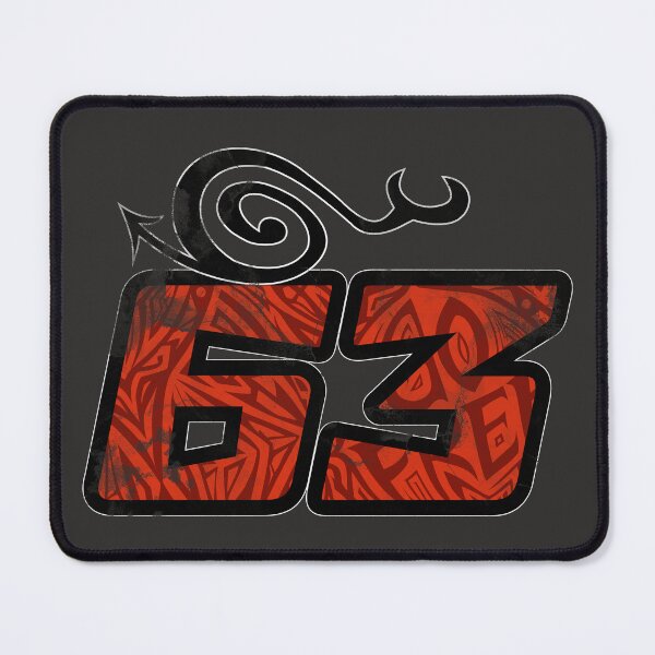 Item preview, 63 Tribal Racing Number | Vintage MotoGP Champion Design designed and sold by Fan Art Station .