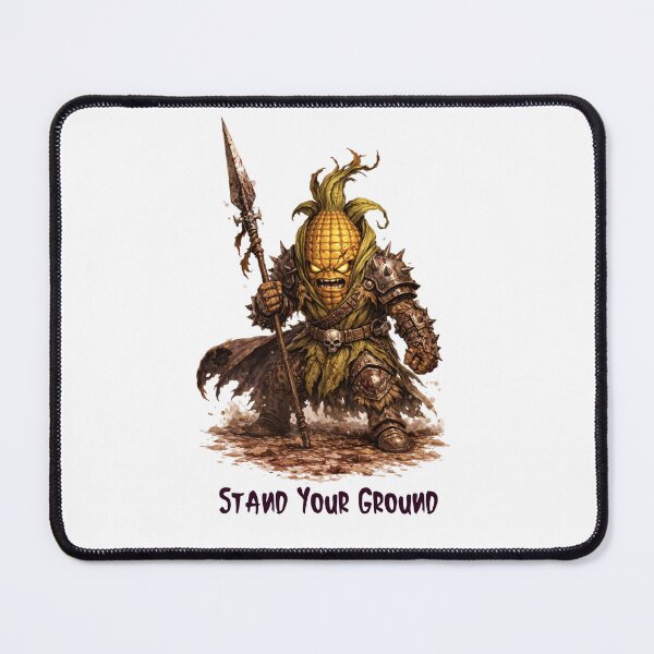 Item preview, Corn Spearman – Stand Your Ground | Warrior Vegetables designed and sold by DigiWoosh.