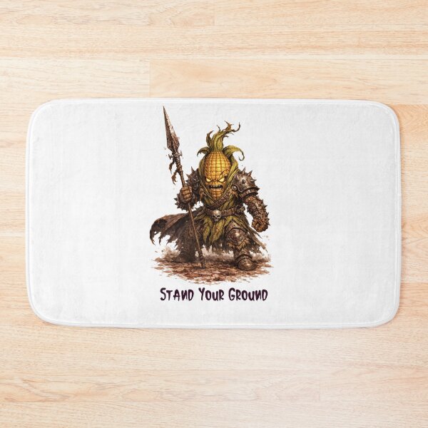 Item preview, Corn Spearman – Stand Your Ground | Warrior Vegetables designed and sold by DigiWoosh.