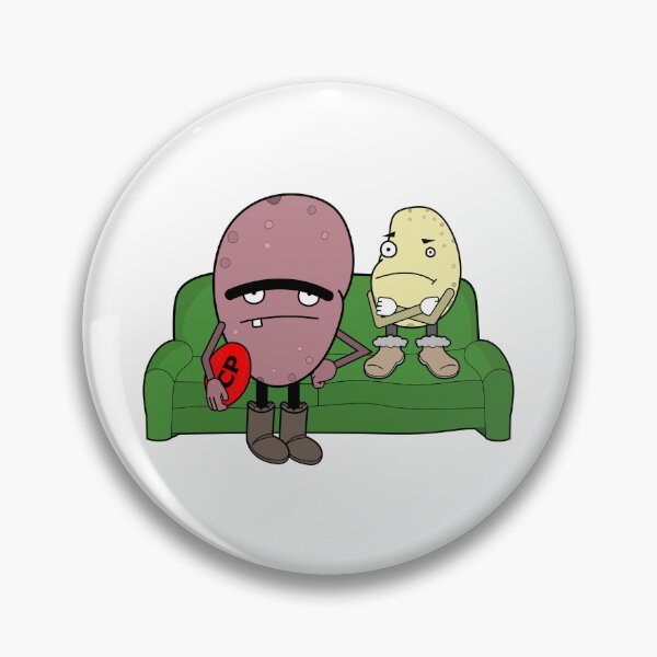 Item preview, Des and Spud, Spud on the couch designed and sold by CoachPotatoes.