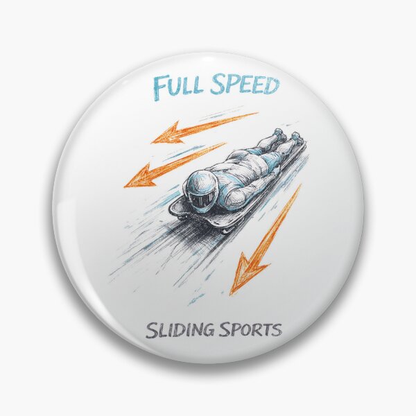Item preview, Vintage Skeleton Racing 2026 - Full Speed Sliding Sports Retro Style designed and sold by Tee Nook.