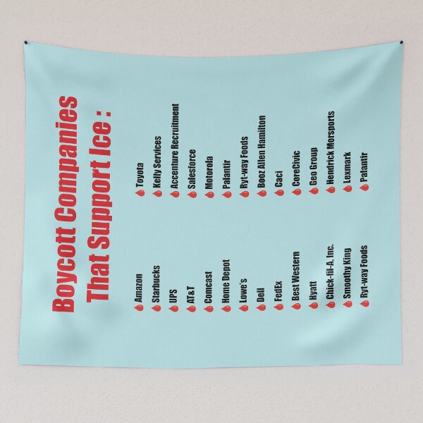 Item preview, Boycott Companies that Support Ice designed and sold by 2ndBloom.