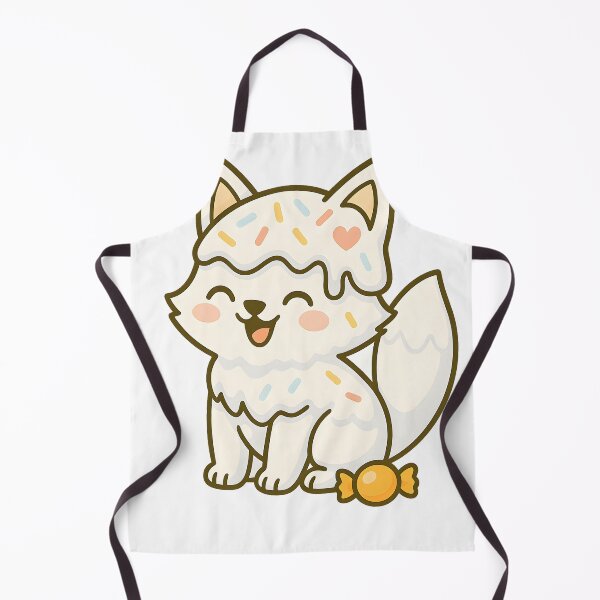 Item preview, Frosted Snow Fox – Kawaii Winter Whimsy designed and sold by Whiskers&Waffles.