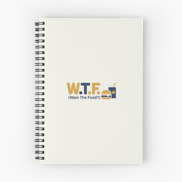 Item preview, WTF Wain The Food - Funny Arab Foodie Pun Sticker designed and sold by minki-graphics.