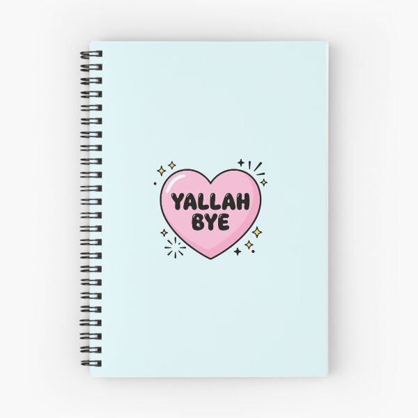 Item preview, Yallah Bye - Sassy Pink Heart Sticker designed and sold by minki-graphics.
