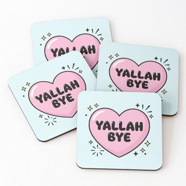 Item preview, Yallah Bye - Sassy Pink Heart Sticker designed and sold by minki-graphics.